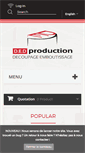 Mobile Screenshot of dedproduction.com